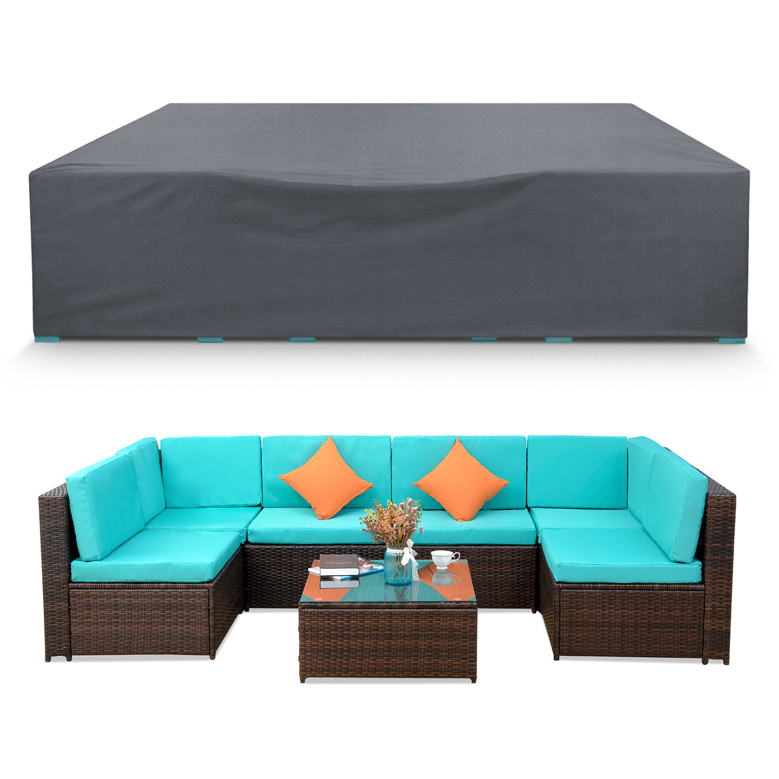 Latitude Run® Outdoor Patio Sofa Cover Wayfair