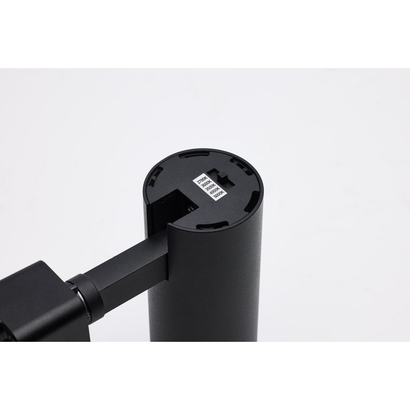 10 Watt LED Track Head 48 Degree Beam Spread 5 CCT Selectable, Matte Black