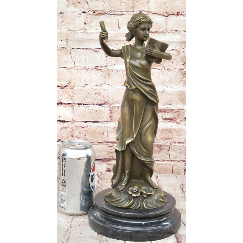 Athéna, déesse grecque, figure mythologique, sculpture en bronze de Milo