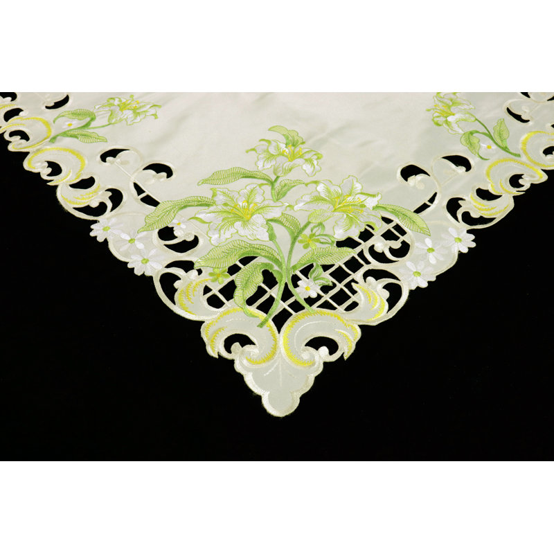 Mcentire Floral Square Table Topper