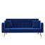 Canapé-lit pliant en velours 71,2 po Linndale-593549550