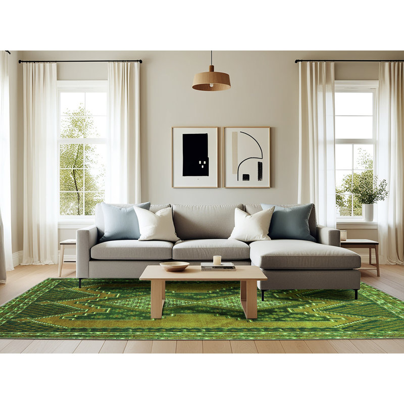 Performance Oriental Indoor Rug, Rectangle 6' x 9'