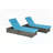 Outdoor Chaise Lounge Chair Set Of 2 With Adjustable Backrest, Table, And Cushions For Patio, Pool, And Garden Relaxation-1966260850-1966260861