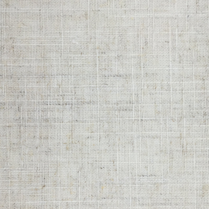 Simon Fabric | Solid Linen Blend Fabric | Color Natural