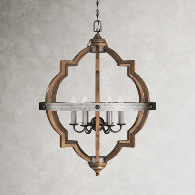 Freemont 6-Light Dimmable Geometric Chandelier
