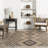 Kasie SuperiorWash Geometric Stripes Easy-Jute Machine Washable Area Rug-21044834