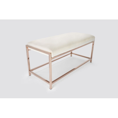Haddam Velvet Upholstered Bench