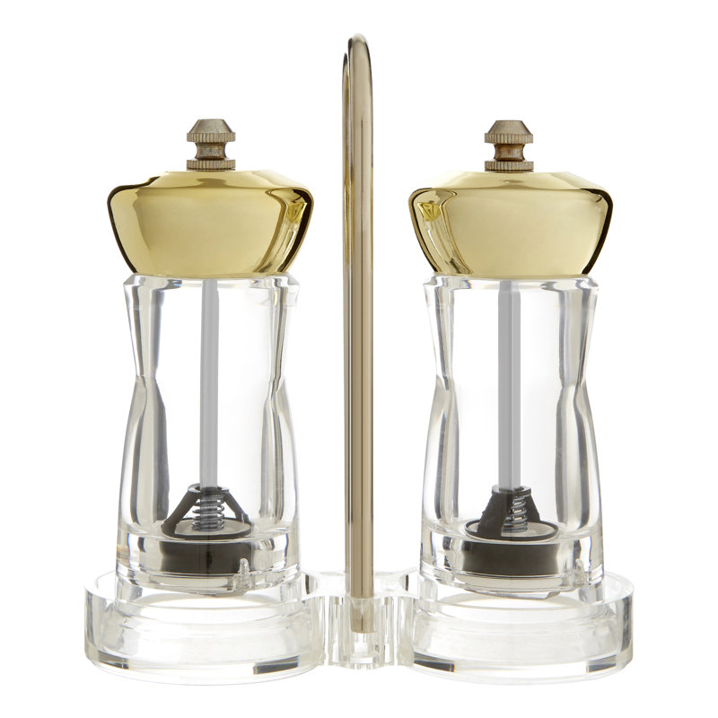 Brand Cornejo Salt & Pepper Mill Set, Gold