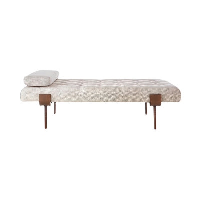 Birsen Cotton Blend Upholstered Bench
