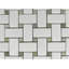 Carreau de mosaïque en marbre 12 po x 12 po