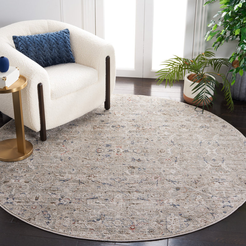 Vivaldi Performance Abstract Rug, Round 6'7"
