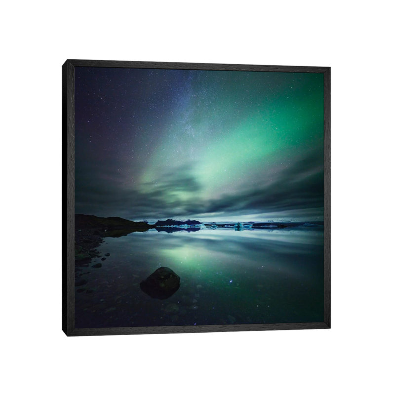 Matteo Colombo - Print on Canvas, 93.98 cm H x 93.98 cm W, Black Floater Framed