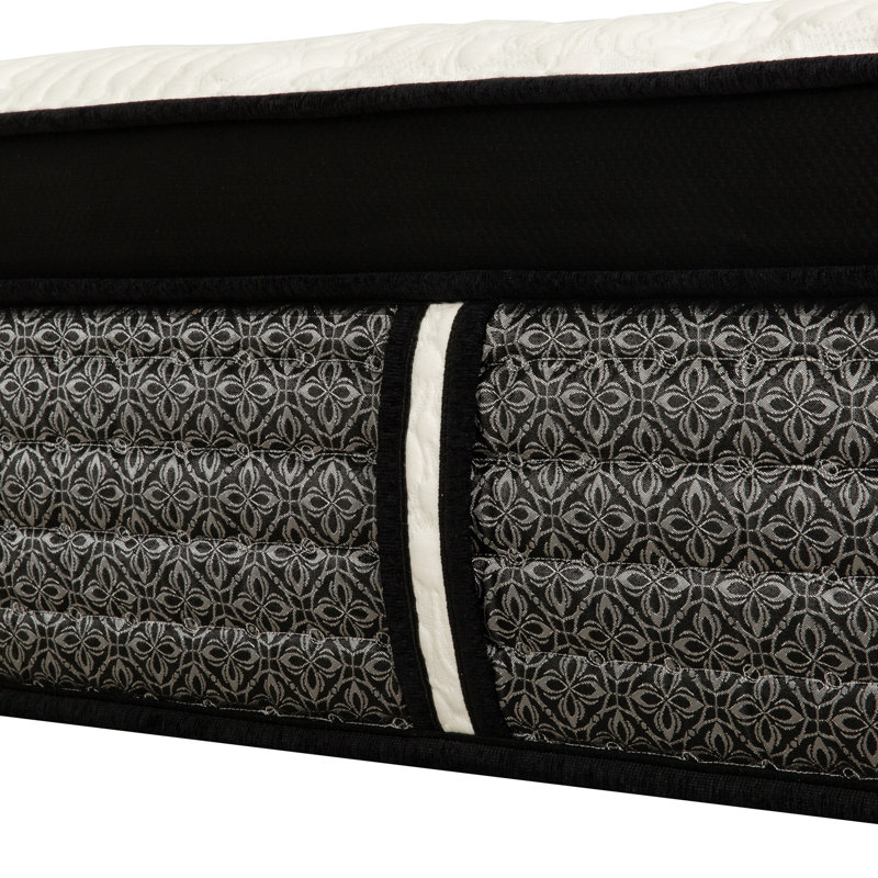 Grand matelas 14 po avec mousse viscoélastique gélifiée et ressorts ensachés, technologie de refroidissement pour un sommeil réparateur en profondeur