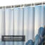 Magnifique rideau de douche avec 12 crochets-1728232547