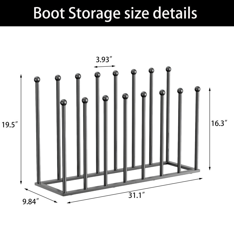 Support à bottes autoportant