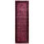 Overdyed Hand-Knotted Wool Modern-Contemporary Purple Runner 2' 7" x 8' 3"