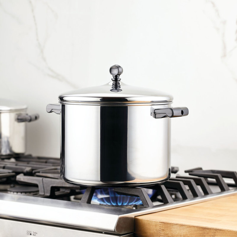 Farberware Classic 8-Quart Stainless Steel Stockpot with Lid
