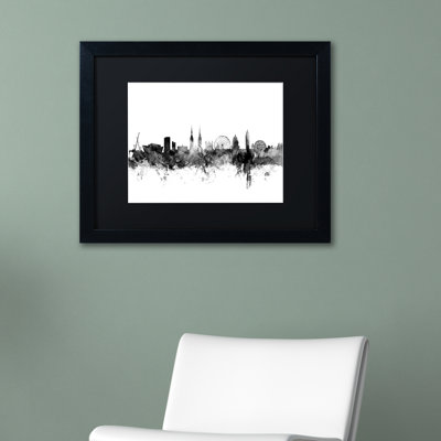 Belfast n. irlande, impression encadrée