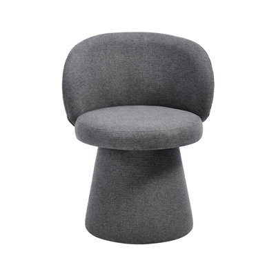 Swivel Upholstered Dining Chair With Backs