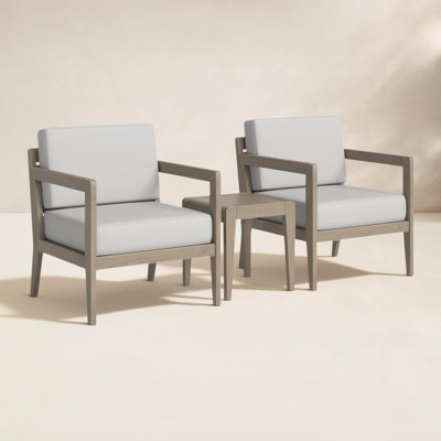 Ojai Acacia 2 - Person Patio Conversation Set with Cushions