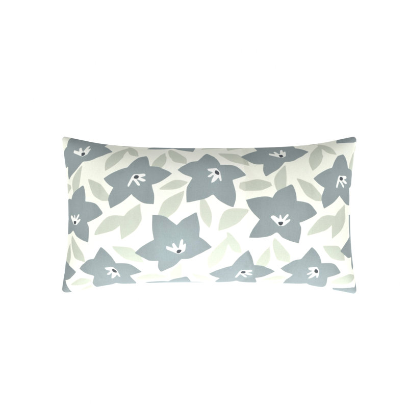 Housse et insert de coussin rectangulaire 100% coton Studio Line, 16 po x 30 po, Lac