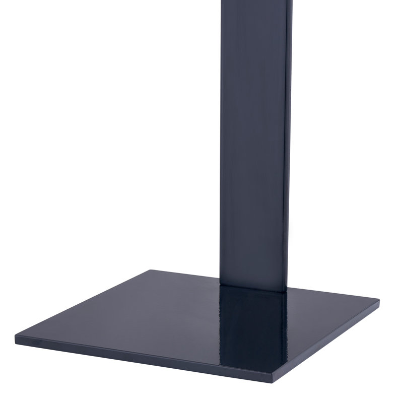 Table d'appoint ronde moderne en acrylique pour salon - Style sculptural, profil étroit et élégant, design fonctionnel pour la chambre - 61 cm
