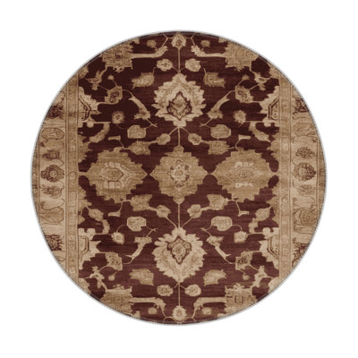 Tapis intérieur et extérieur brun Overdyed