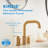 Kinzie 8 in. Widespread 2-Handle Bathroom Faucet with Metal Touch Down Drain-118673178