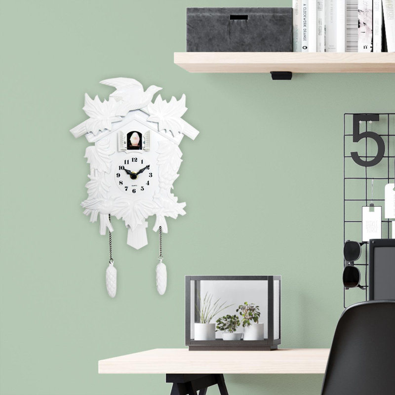 Sokol Vintage Cuckoo Wall Clock, White