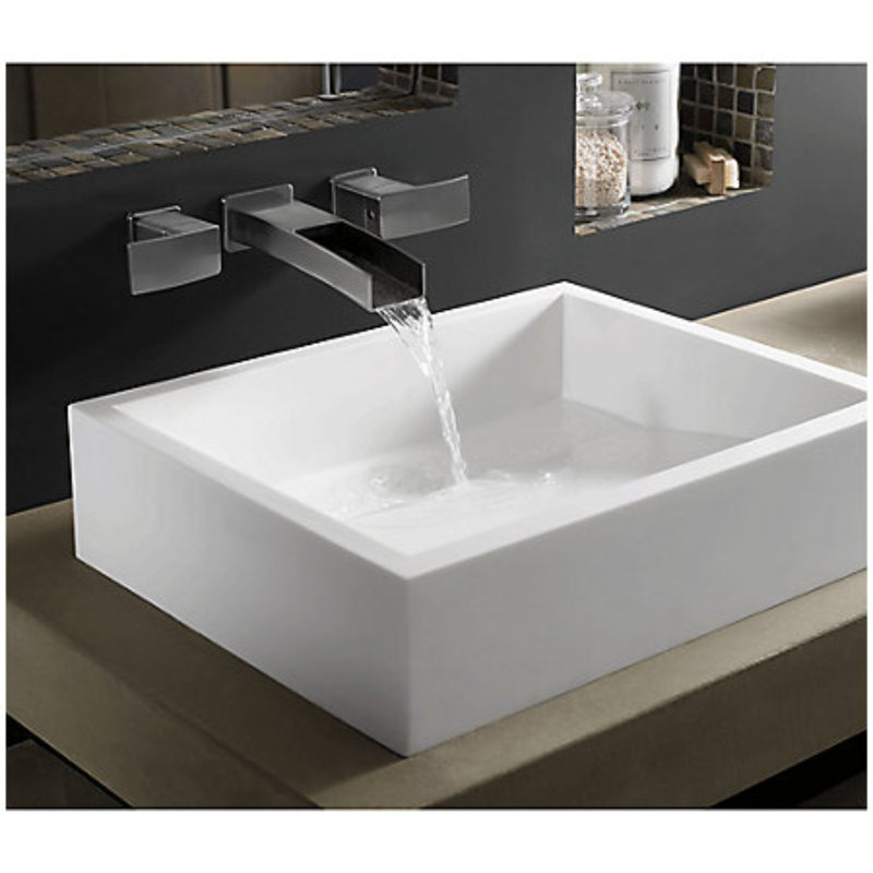 Kenzo Widespread Bathroom Faucet, Brushed Nickel