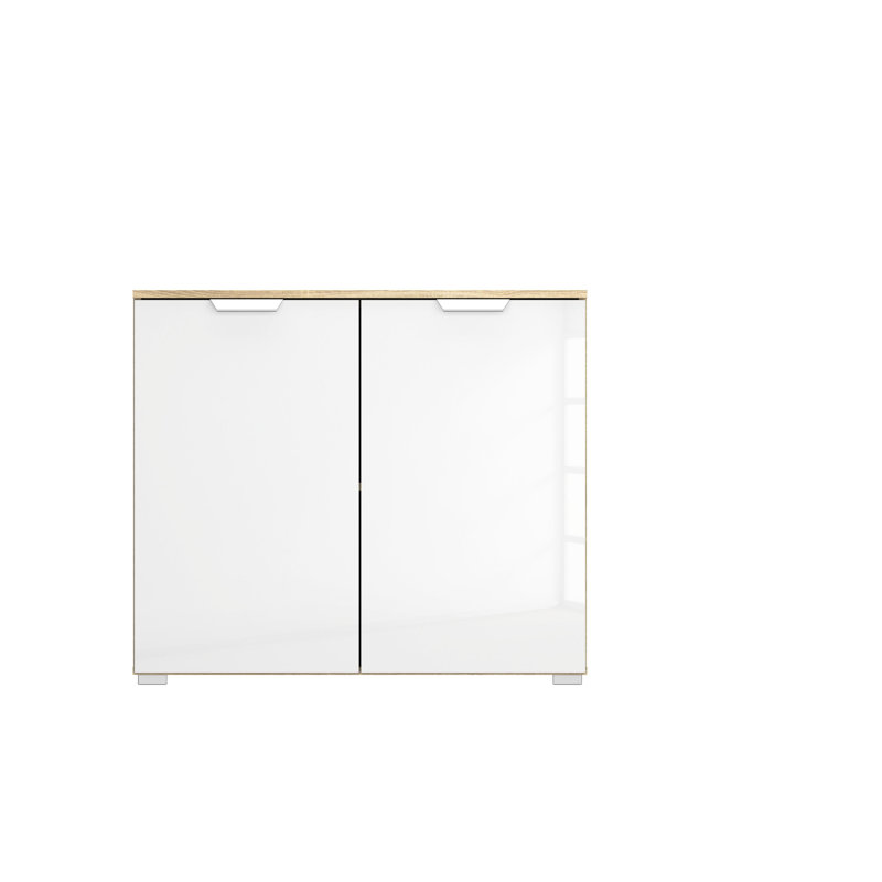 Aditio Combi Chest, Oak sonoma/High-gloss white