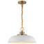 Eddy 1-Light Dimmable Steel Dome Pendant-662161167-662161166