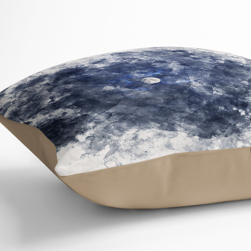 Abstract Square Cushion, Stone, 55cm H x 55cm W x 20cm D