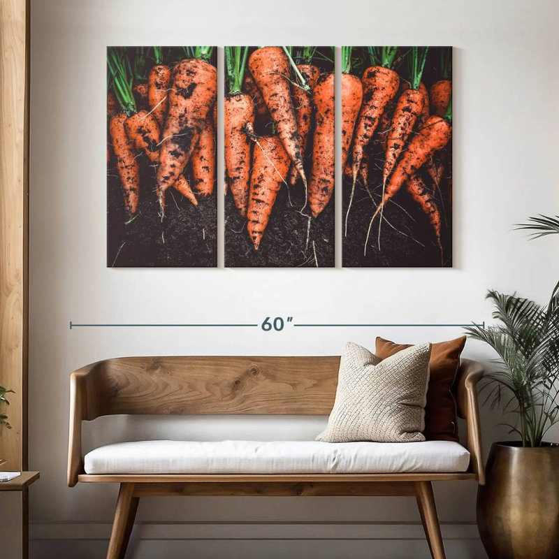 Récolte de carottes Yarlin, H 32 po x l 50 po