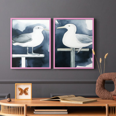 ANIMALS Series I-Premium, reproduction encadrée prête à accrocher - aucun clou requis - aucun clou requis