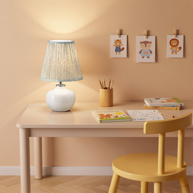 Glass Table Lamp With Adjustable Angle