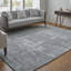 Eastfield Abstract Area Rug in Gray-411817208