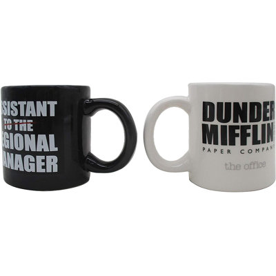 Ensemble salière et poivrière en céramique The Office Mugs