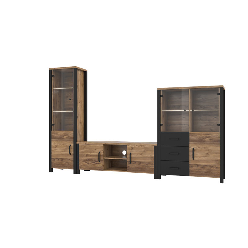 Monzerrath Unfinished Entertainment Centre for TVs up to 78", Wood