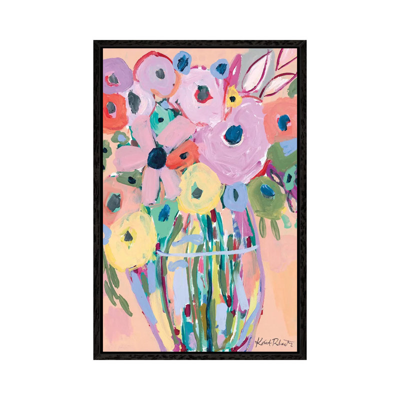 Keep It Up by Kait Roberts - Print on Canvas, Black Framed, 101.6cm H x 66.04cm W x 3.81cm D
