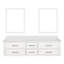 Ensemble de meuble-lavabo double mural 72 "avec miroir-82339542-112832812