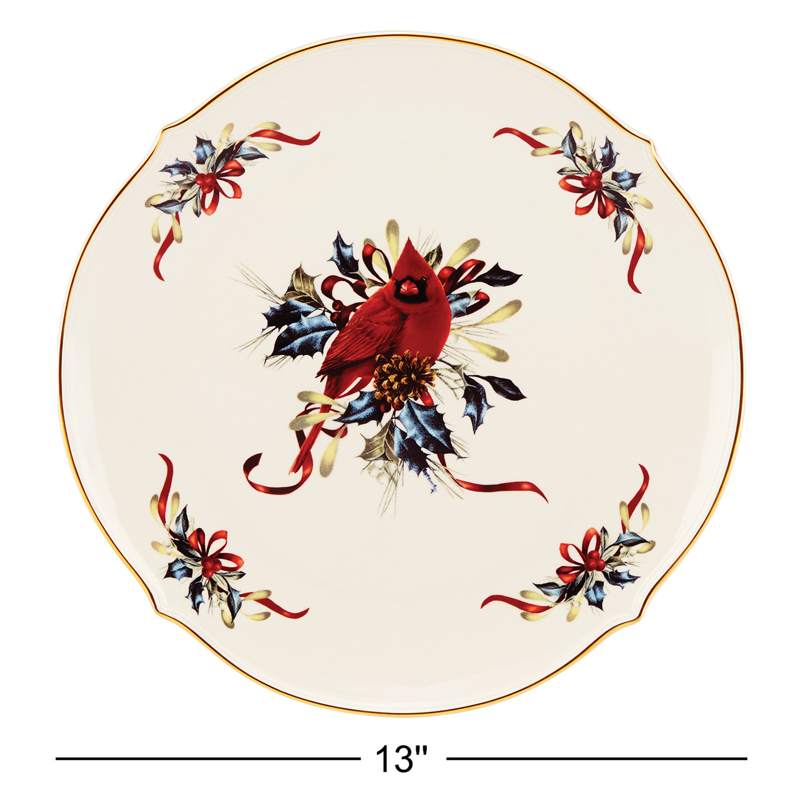 Winter Greetings Porcelain Platter