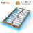 Cowen Floating Bed Frame with LED Lights, Fluted Mid Century Modern Floating Platform Bed No Box Spring Needed-1548720630