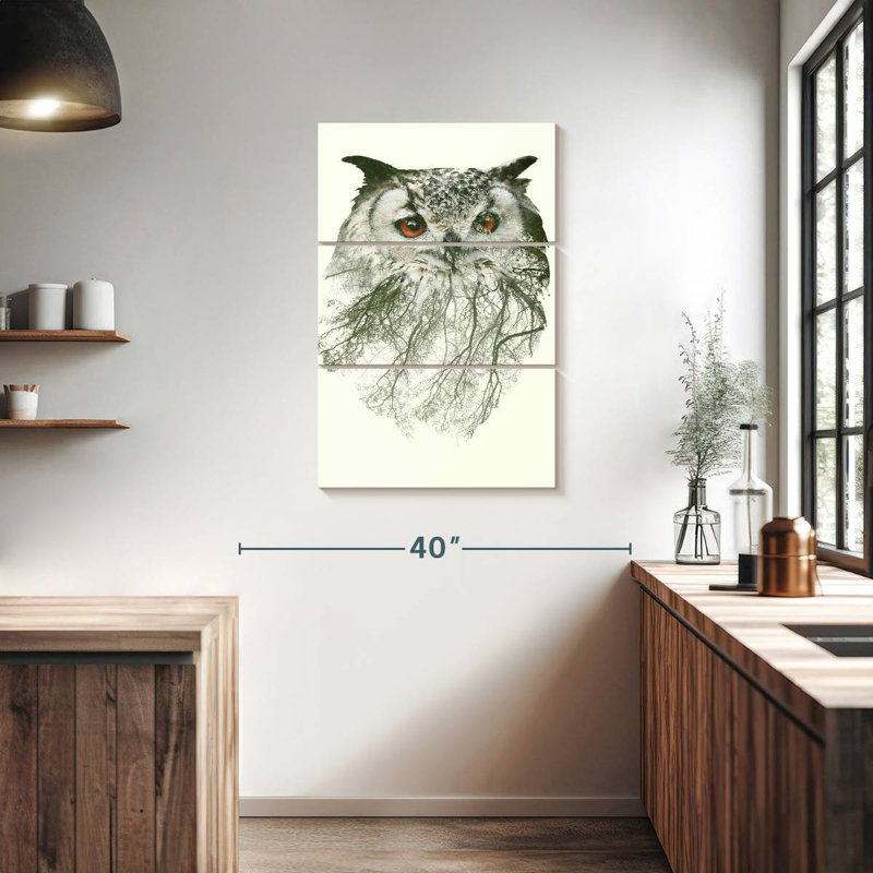 Brampt Forest Tree Owl, 38" H x 24" W