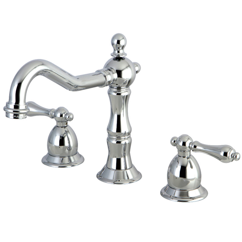 Baltimore Widespread Bathroom Faucet with Drain Assembly, Chrome