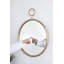Miroir mural 26 "x 32" avec cadre en métal