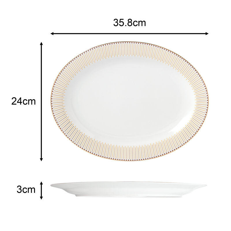 Waterside 50pc Gold Radiance Combo Dinner Set