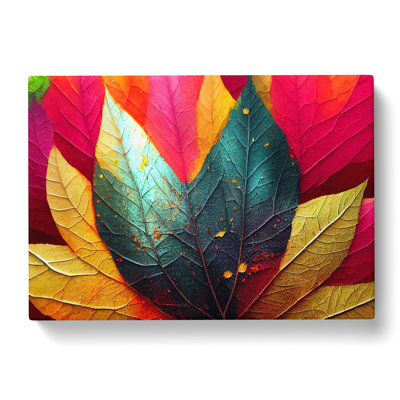 Magnificent Leaf - Wrapped Canvas