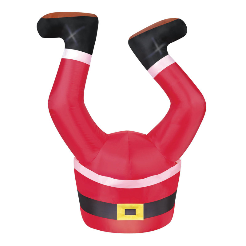 Pieds de Noël gonflables, H 42 po x l 34 po x P 36 po