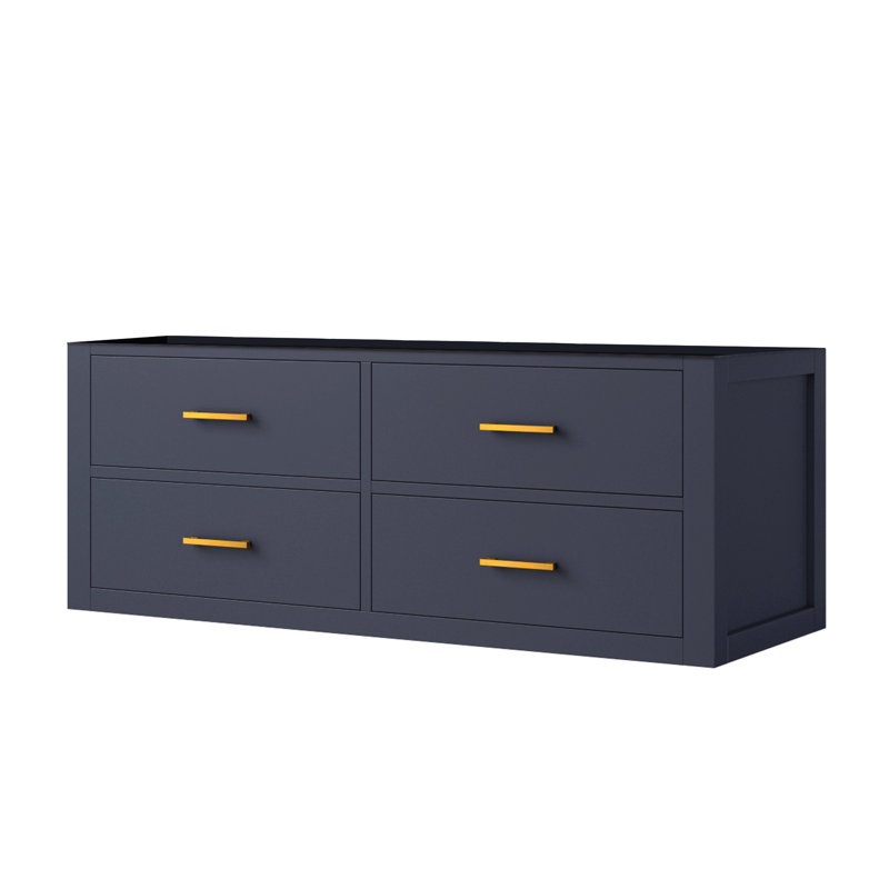 Single Bath Vanity 48 In. W X 22 In. D, Blue